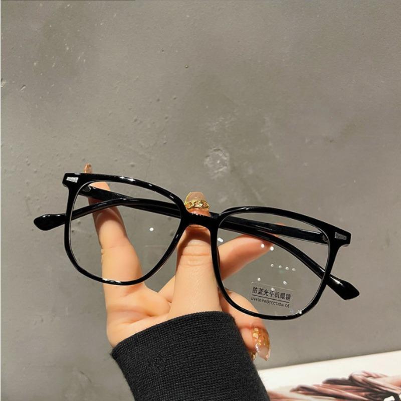 

Student Style Anti Blue Light Glasses Flat Light Glasses Without Prescription Radiation Resistant Computer Glasses 4 Colors Anti blue light