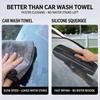 Soft Silicone Car Squeegee Handy Window And Review Mirror Wiper Drying Blade No-Scratch Film Scraper Wrap Tool for Car Cleaning