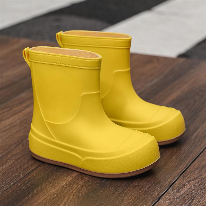 Kids' Non-Slip Waterproof Rain Boots - Lightweight Rubber for Boys & Girls