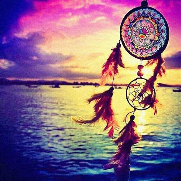 Diamond Painting Kit Flower Landscape 5D DIY Diamond Embroidery Sale Dandelion Pictures Of Rhinestones Handicraft