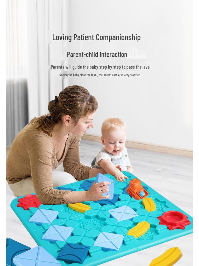 118-Level Pull-Back Track Maze: Children's Engineering & Logical Thinking Game