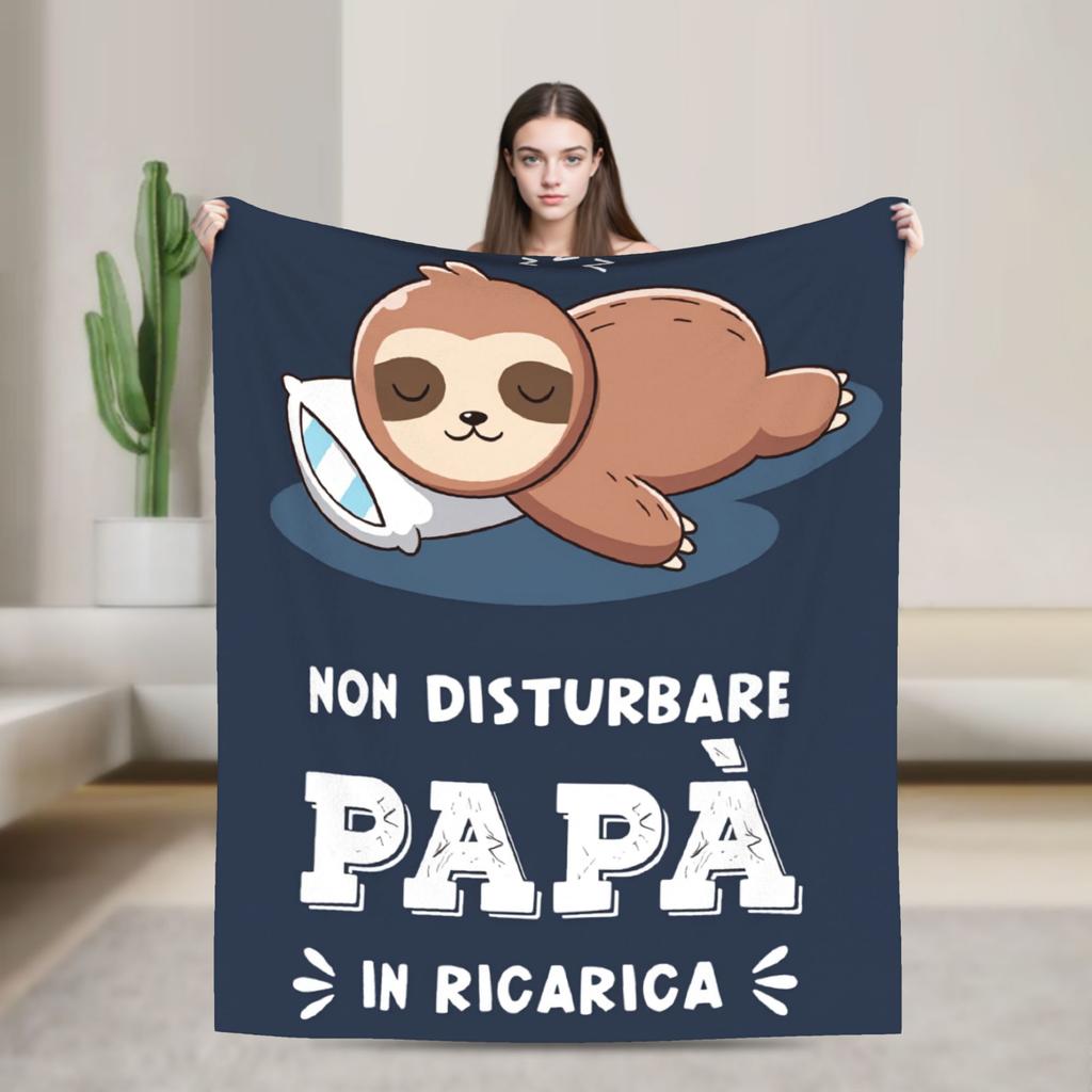 Soft Warm Blanket Travel Office Grandpa Tv Sleeping Throw Blanket Flannel Bedspread For Couch Bed Fluffy Sofa Bed Cover