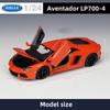 Welly 1/24 Lamborghini Aventador LP700-4 Alloy Racing Car Model Diecasts Metal Toy Sports Car High Simulation Delicate Gifts