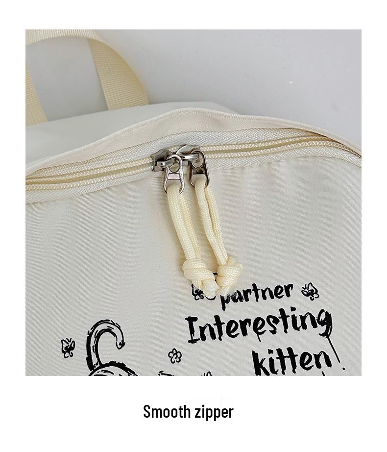 Korean Style Cute Girl's Large Capacity Backpack for School and Fashion