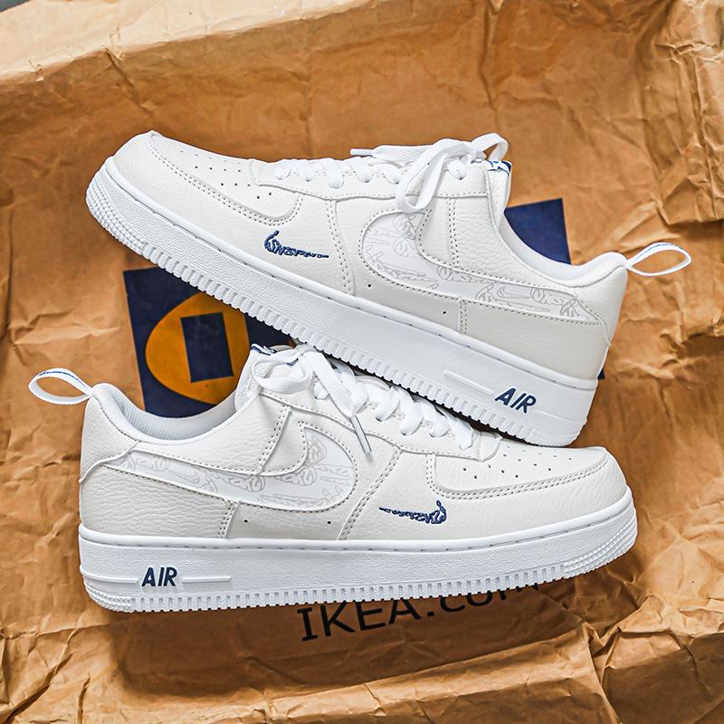 AJ Putian AF1 Air Force One Místo činu Černý bojovník Pánské nízké tenisky