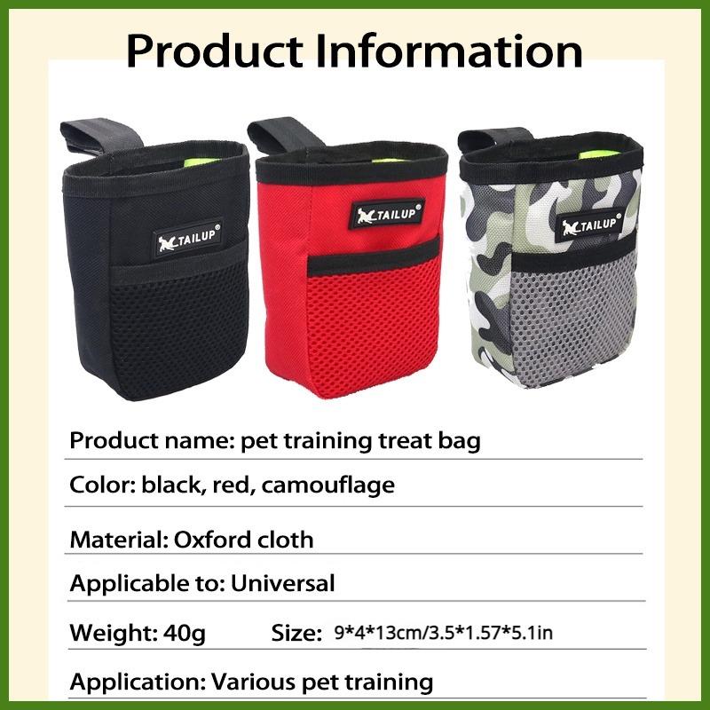 Outdoor Portable Training Dog Snack Bag - Large Capacity Strong Wear Resistant Durable Pet Waist Bag, Puppy Dog Outdoor Training