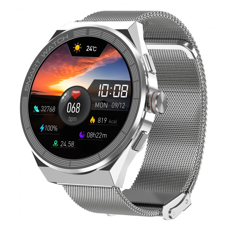 Smartwatch Pro 1.45\" Round Screen: Sport, Bluetooth Calling, NFC, Heart Rate, Alipay Enabled