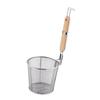 Mesh Pasta Noodle Strainer Stainless Steel Skimmer Basket Deep Fry Utensil Food Drainer for Restaurant Use