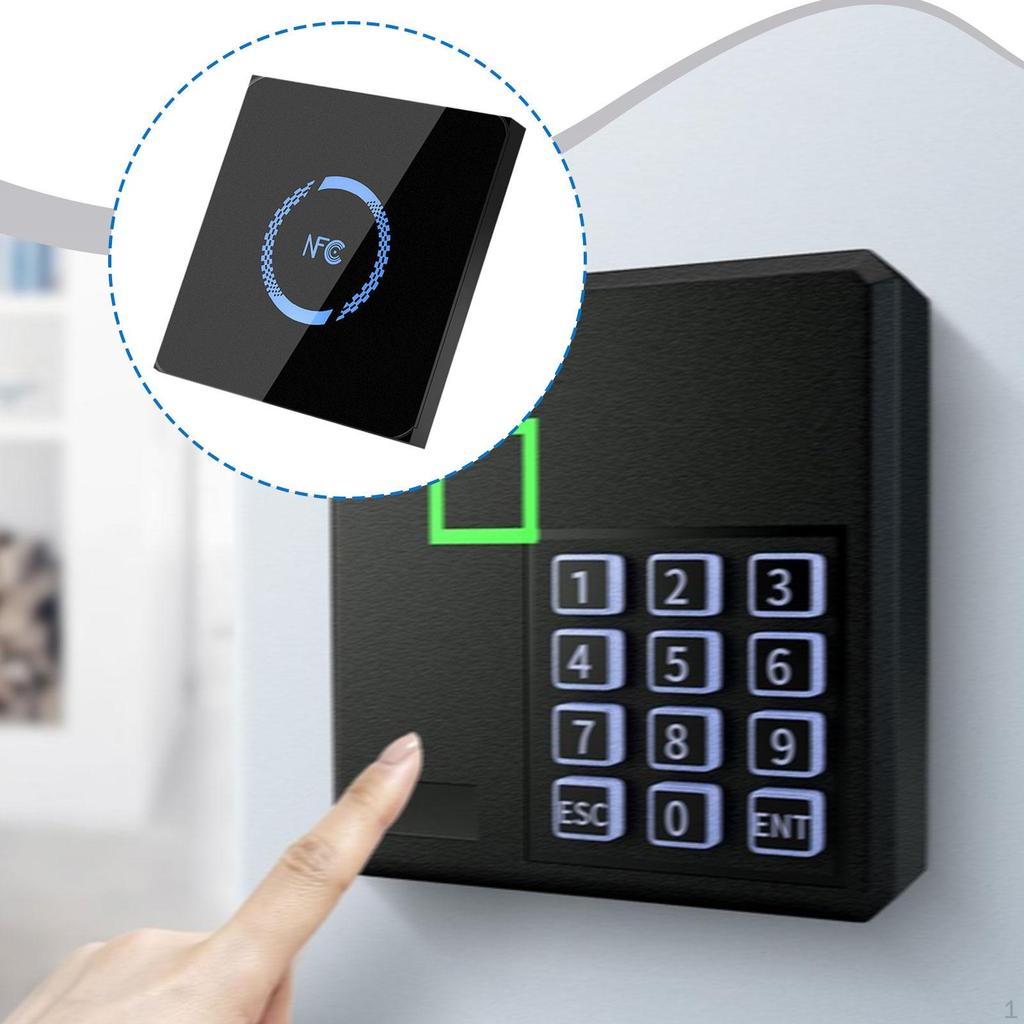 Card Access Reader for Door Control Security Entry IP65 Waterproof Sturdy Attachment Replace