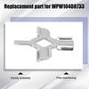 Double-Sided Grinding Cross Blade with Square Hole, Meat Grinder Replacement Blade, Stainless Steel Cutter for Electric Meat