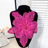 Eye-Catching Flower Fabric Applique Sequined Sewing On Patches for Wedding/ Evening Dress Clothing Patches