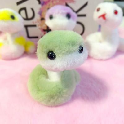 Mini Snake Plush Toy - Quirky Soft Doll For Girls, Whimsical Children'S Mascot & Decorative Plushie