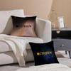 Citizen Cushion Cover Anti-dustmite Pillowcase Invisible Zipper Silky Short Plush Sofa Cushion Cover