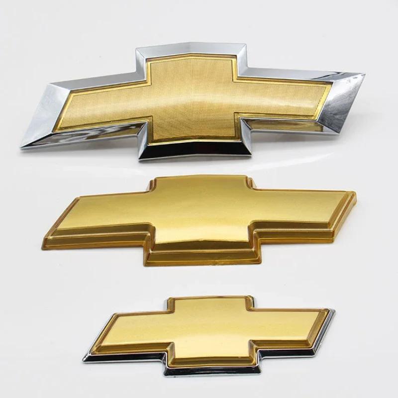 ysdn6 ABS Car Front Rear Emblem for Chevrolet Epica 2003-2011 Spark Aveo Captiva 2008-2010 Auto Head Trunk Badge Sticker Accessories