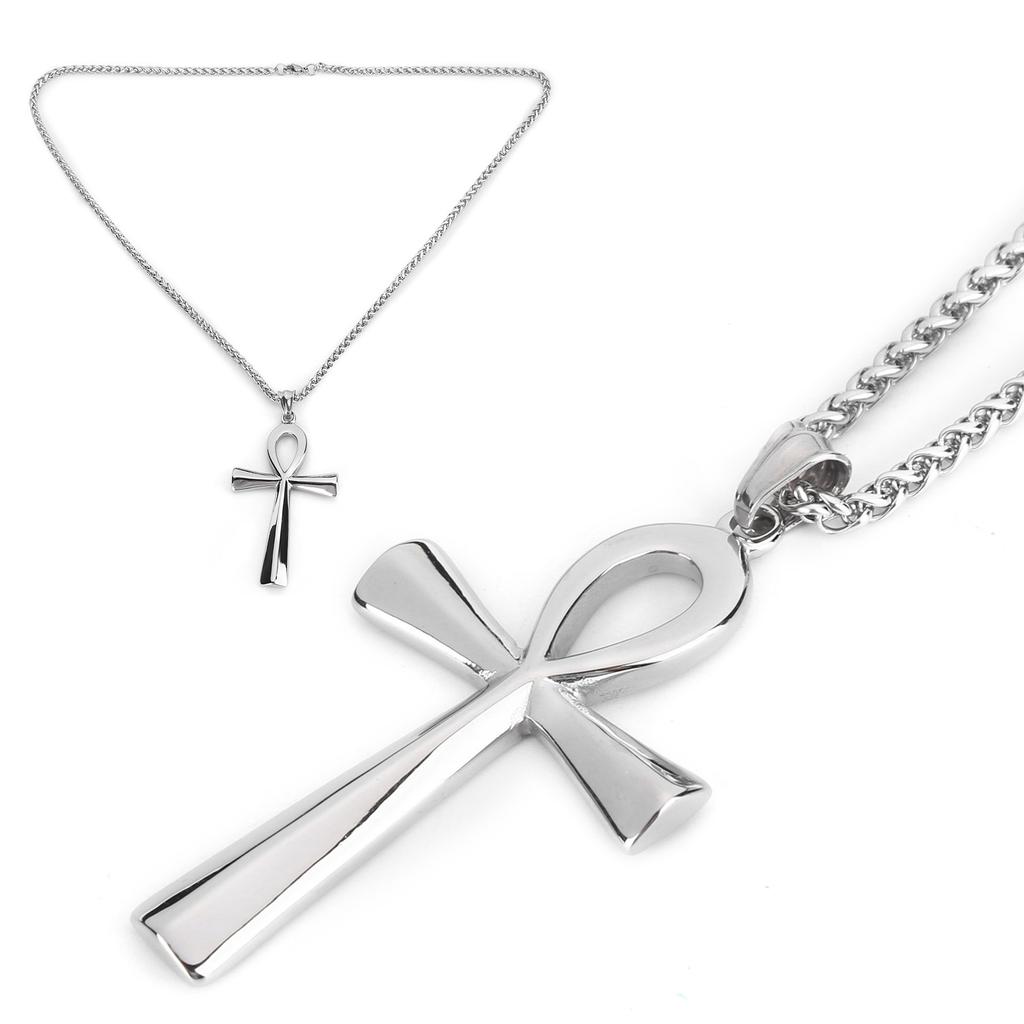 Men Stainless Steel Necklace Chain Exquisite Fashionable Pendant Necklace Accessory Gift