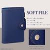 Raymay Fujii System Planner Soft File Refill Bible 15mm Navy WBF1416K File, Size, Rings, Blue,