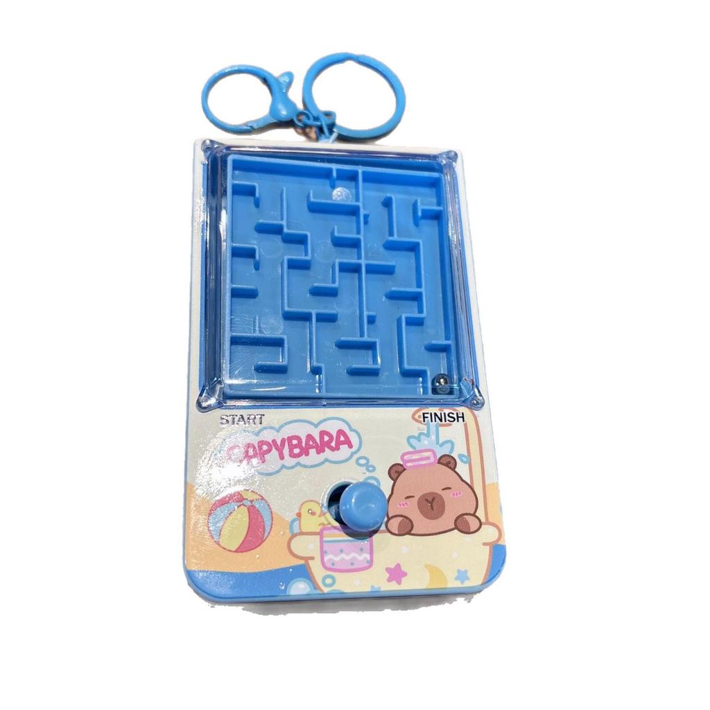 Mini Floating Maze Ball Keychain Toy Ornament Claw Machine Gift