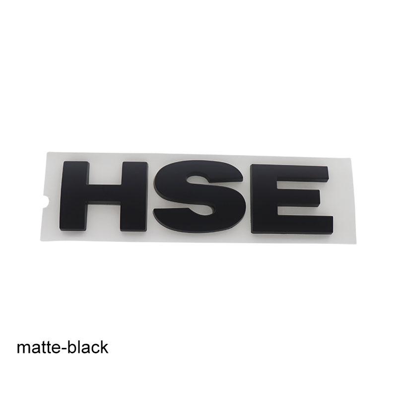 3D Premium HSE Letters for Sport England UK SUV Off Road car Engine Hood Fender trunk Tail Rear Decal Emblem Badge Sticker