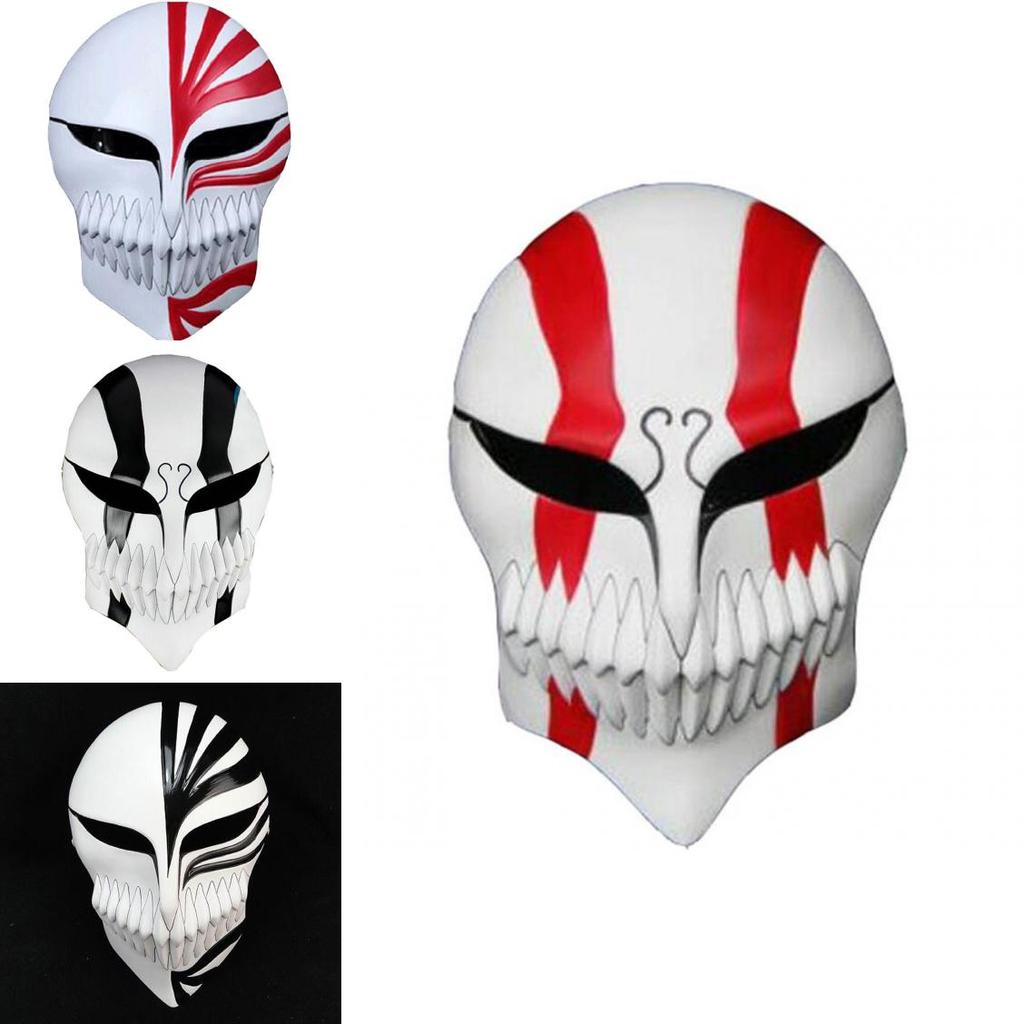 Bleach Anime Hollow Character Mask With Resin Construction For Halloween Cosplay And Themed Events