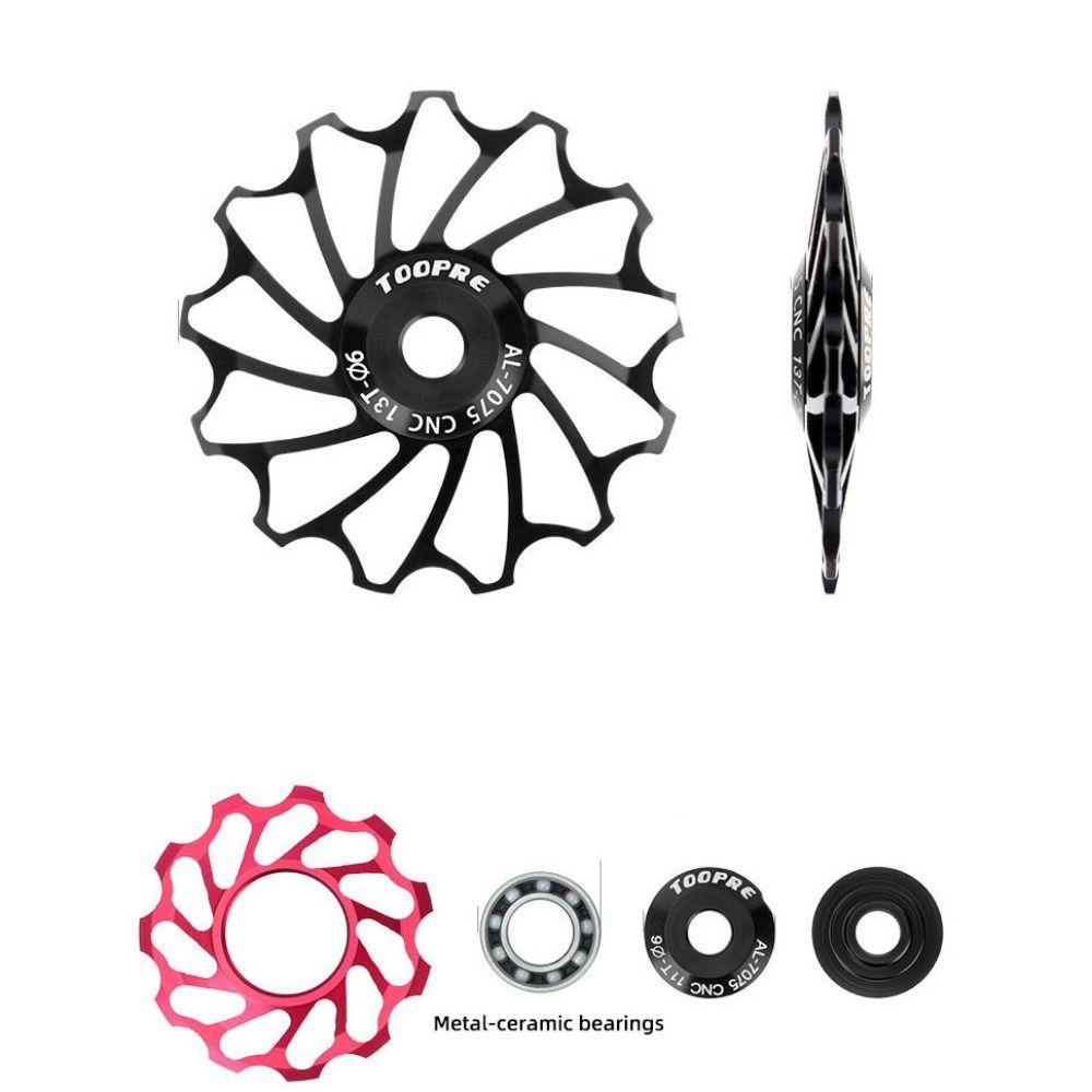11T/13T Bike Rear Derailleur Pully AL7075 CNC Bicycle Steel Pulley Bearing Cycling Accessories