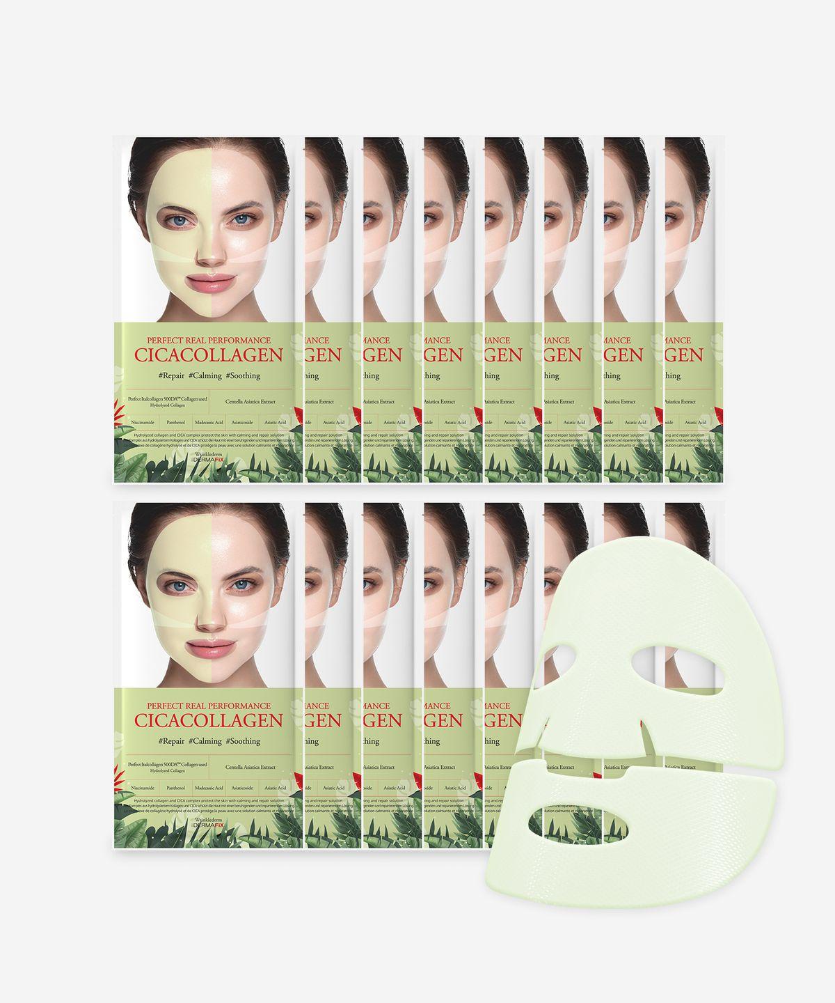 Perfect Real Performance Cica Collagen Mask 16 Sheets
