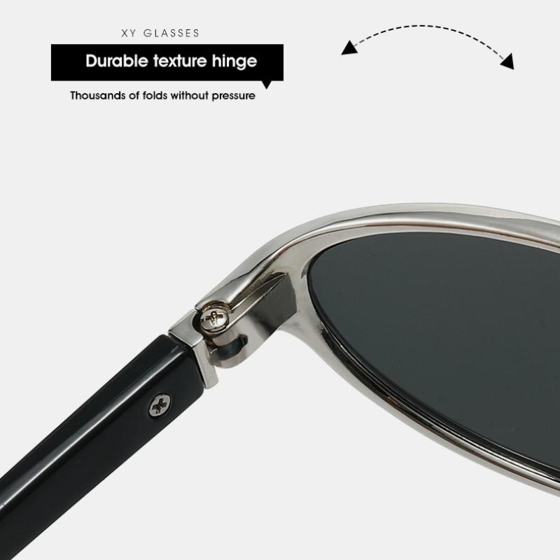 Korean Style Oval Cat Eye Sunglasses Fashion Unisex Eyewear