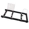 DIY Open Frame Aluminiumlegierung ATX Computer PC Gehäuse Übertaktungs-Testplattform (Schwarz)