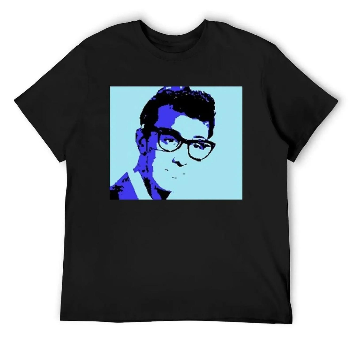 

buddy holly T-Shirt boys whites luxury designer plus size tops cute tops mens big and tall t shirts XXXXXL різнокольоровий