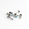 Opal-Ohrstecker aus Edelstahl – Kleine Titan-Knorpel-, Lippen- & Nasenpiercing-Schmuckstücke