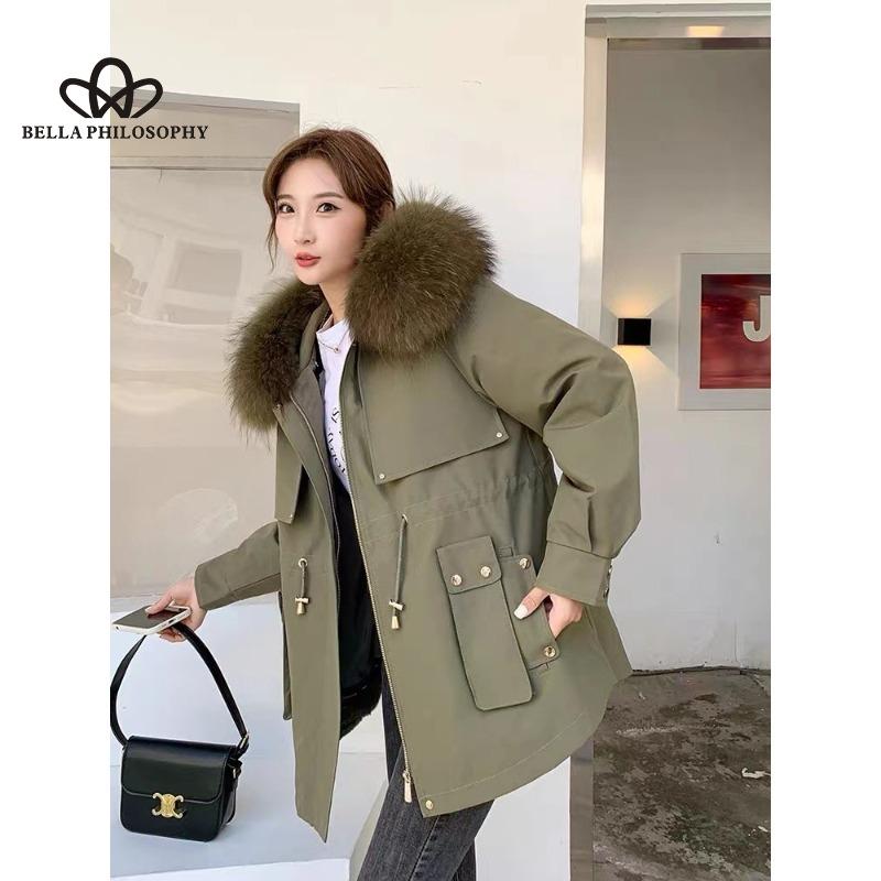 Новое зимнее модное повседневное теплое однотонное пальто — фото 3