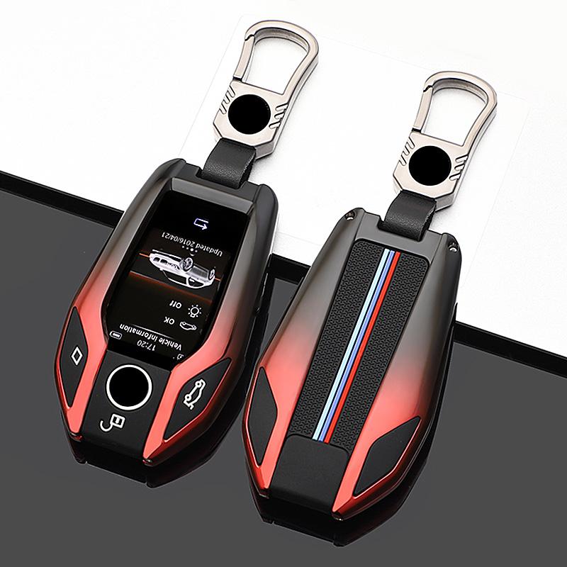 

Автомобильный чехол из цинкового сплава для BMW 5 7 серии X3 X4 X5 X7 G11 G12 G30 G31 G32 I8 I12 I15 G01 G02 G05 G07 Пульт дистанционного управления с ЖК-экраном