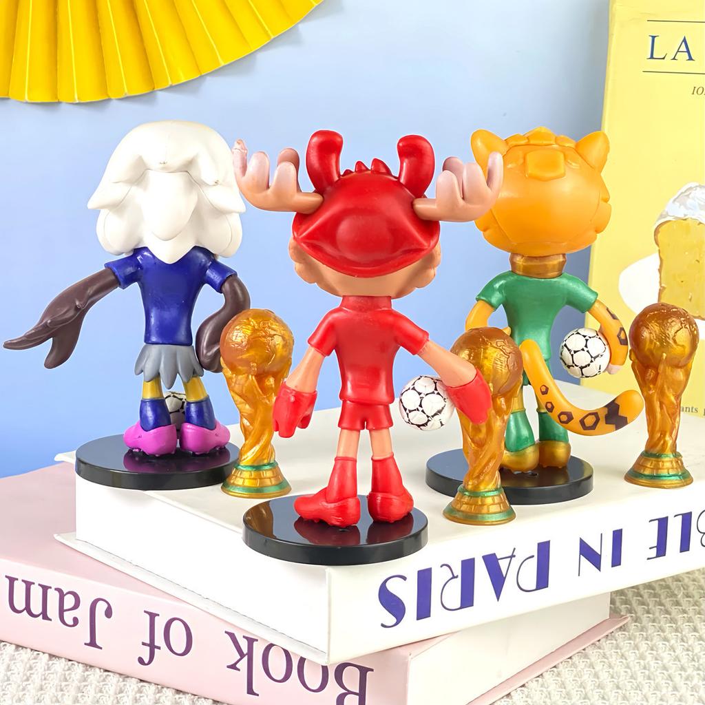 2026 FIFA World Cup Mascot Figure Collectibles Football Star Model Toy Gift