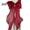 Boho Curtain Holders French Silky Bow Tieback, Window Ties Decorative Tieback Backs, Drape Holdbacks for Home Bedroom Tie Backs