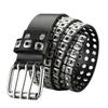 1PC Alloy Pin Buckle Punk Style Rivet Belt Jeans Belt All-match Unisex Gothic Waist Strap Belt Accessories Plus Size