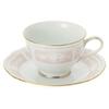 Noritake Cup & Saucer (color-changing pair set) (for coffee and tea) 220cc Lacewood Gold 2 people Blue/Pink Fine Porcelain Y6578A/1507-14