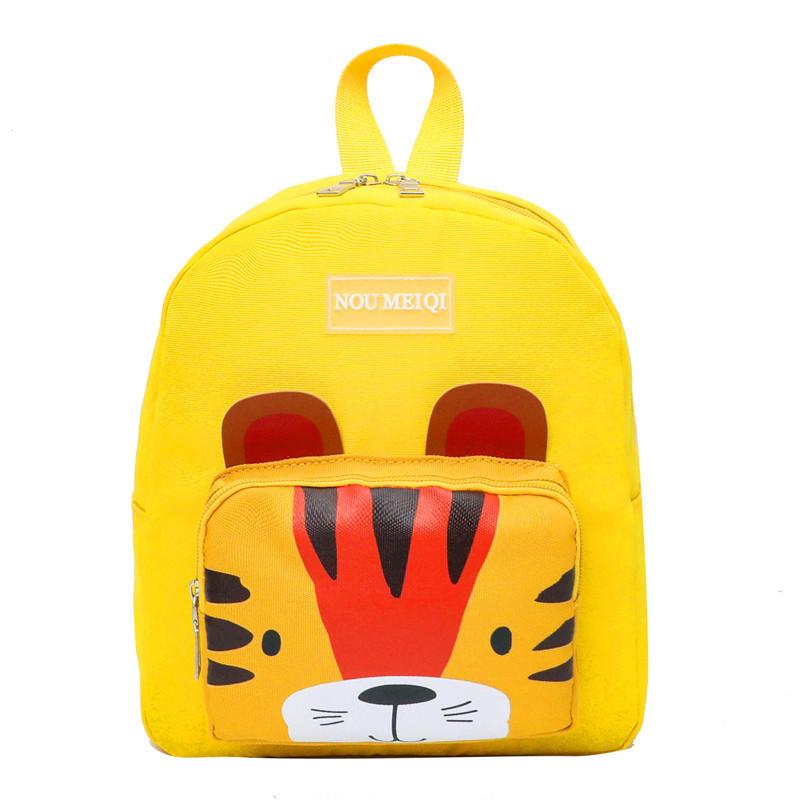 Adorable Cartoon Animal Backpack For Kids With Breathable Canvas Material