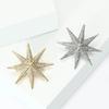 Spilla Decorativa Stella a 8 Punte Accessorio Distintivo in Lega Per Brillare in Insieme Durante gli Spostamenti Feste