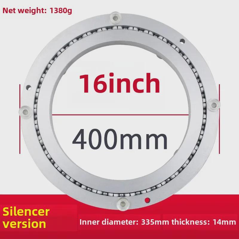 Aluminum Alloy Rotating Glass Turntable Dining Table Stand