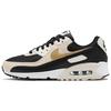 Ny Air Max 90 Svart Metallisk Gull Summit Hvit Dame DB9578-001
