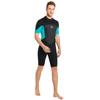 2mm Neoprene Diving Womens Mens Short Sleeve Wetsuit Swim Wet Suit XS-3XL