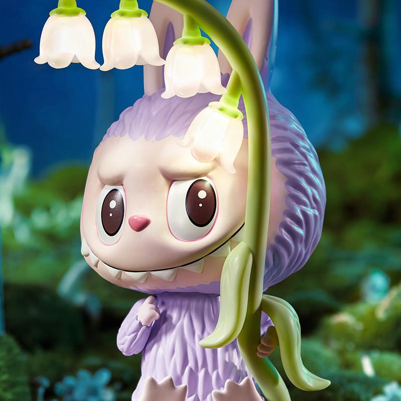 New POP MART LABUBU Bellflower, Plush Light Trendy Figures 25cm 6941448642770
