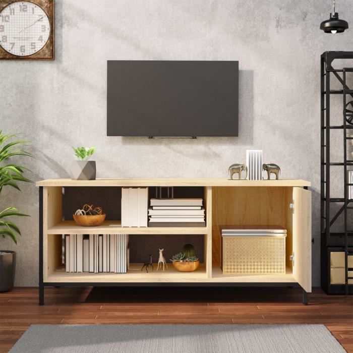 VidaXL TV Cabinet Sonoma Oak 100x40x45 Cm Engineered Wood 826301