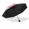 Adorable Elephant Heart Balloon Design Automatic Opening/Closing Umbrella 8 Bone Iron Frame, Portable Folding Design for Outdoor Use, Perfec