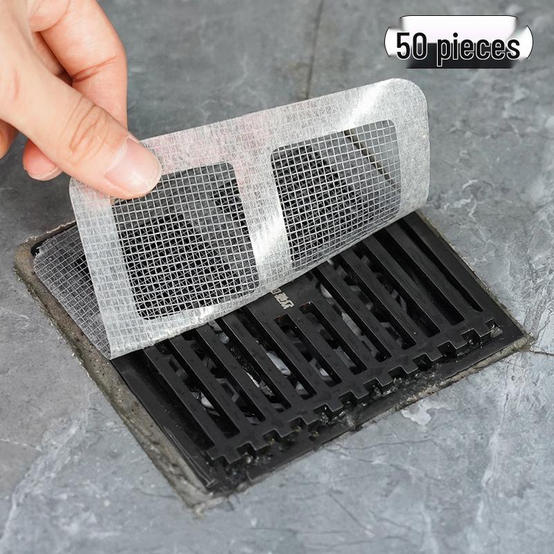 Anti-Hair Mesh Drain Filter & Insect-Proof Deodorant Sticker for Bathroom