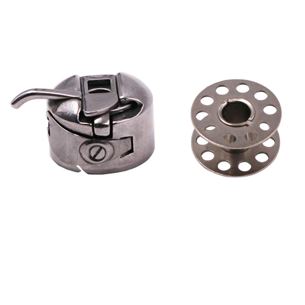 Hohe Qualität 1 Stück Spulenkapsel + 5 Stück Metallspulen für für Brother für Singer Haushaltsnähmaschine Nähzubehör Werkzeuge