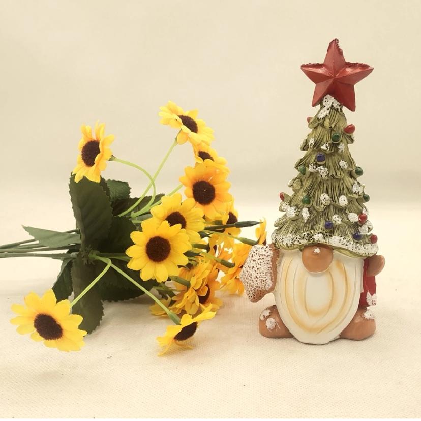 1 Stück Weihnachtsgnome Weihnachtsbaum Skulptur Dekoration Schreibtisch Party Feiertagsdekoration Weihnachtsbastelarbeiten Ornament