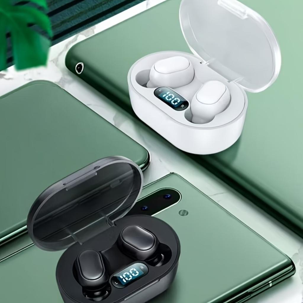 אוזניות אלחוטיות חדשות עם איכות צליל גבוהה, עיצוב נוח בתוך האוזן + מסך מגע LED, מתאימות לטלפונים ניידים, ספורט סוחף