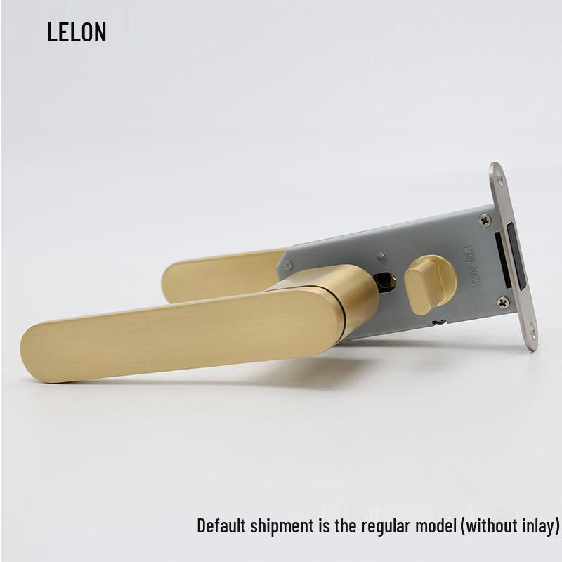 Italian Minimalist Eco Wood Door Handle: Keyless Magnetic Lock for Bathroom or Bedroom