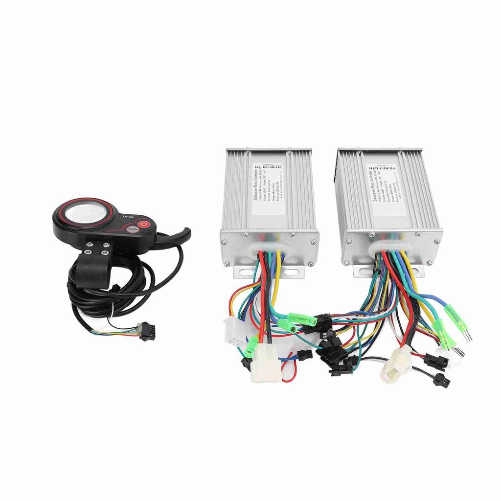 Dual Drive 3648V 450W Electric Bike Brushless Controller LH100 Color LCD Screen Display