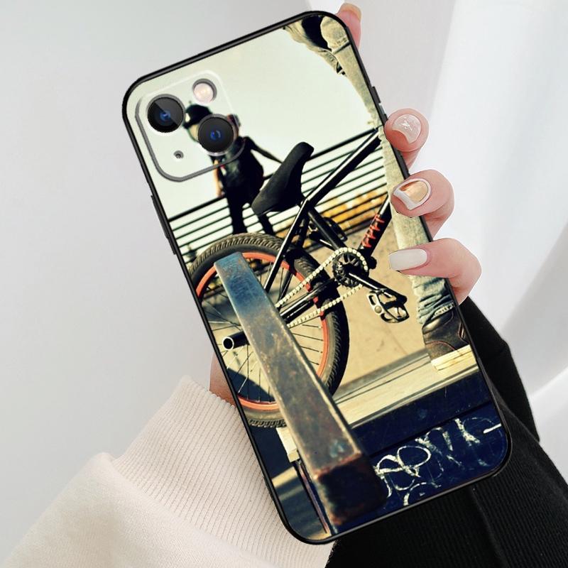 Love BMX Bike Sports Phone Case For iPhone 17 Pro Max 15 14 13 11 12 16 Pro Max mini 15 16 Plus 16e 17 Air Cover